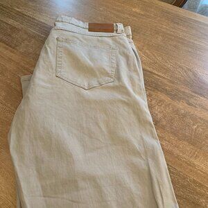 Mens light gray crown and ivey lighweight casual pants 36*32